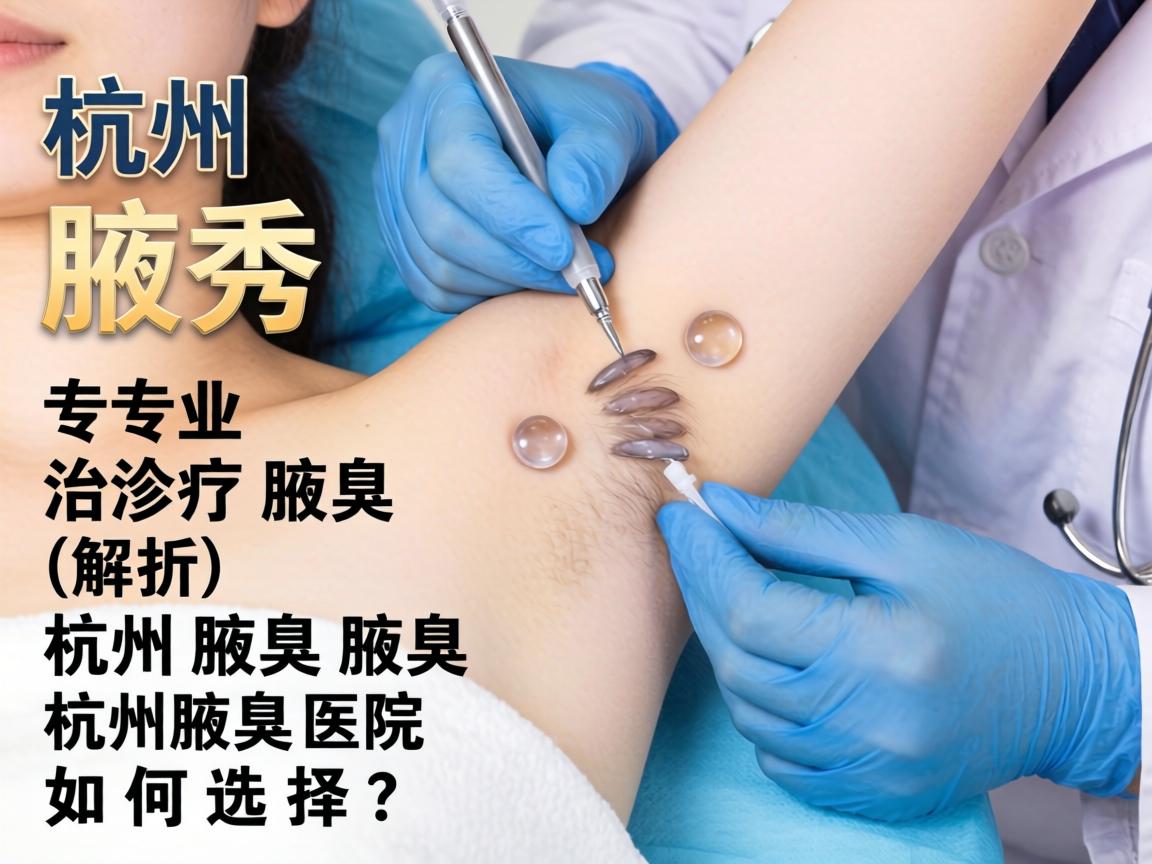 杭州腋秀解析，专业治疗腋臭，杭州腋臭医院如何选择？