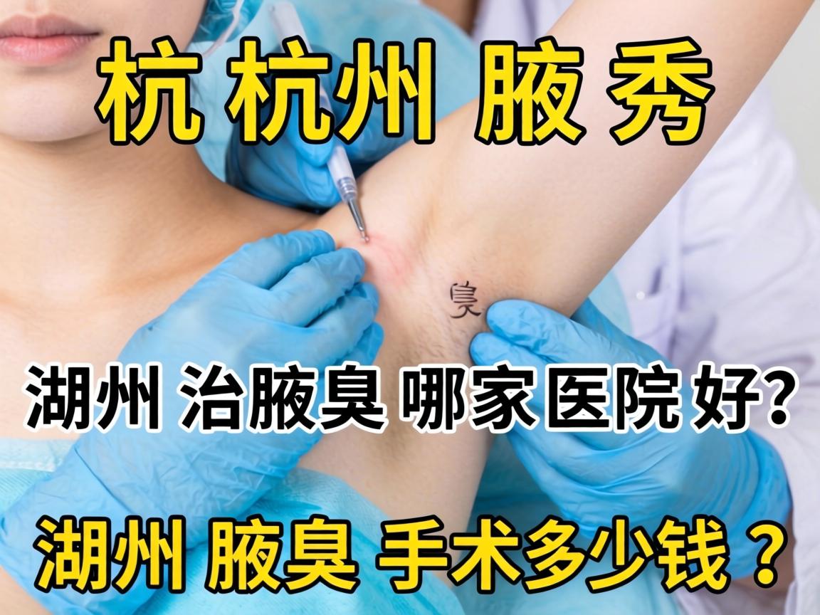 杭州腋秀解析，湖州治腋臭哪家医院好？湖州腋臭手术多少钱？