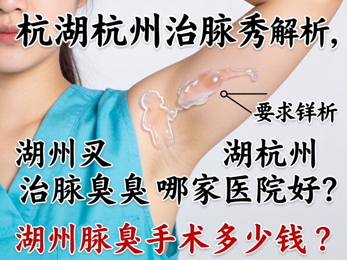 杭州腋秀解析，湖州治腋臭哪家医院好？湖州腋臭手术多少钱？