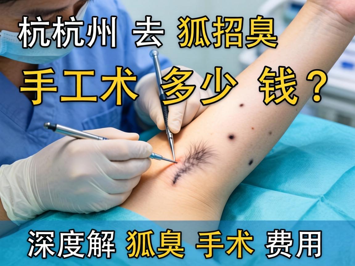 杭州去狐臭手术多少钱？深度解析狐臭手术费用