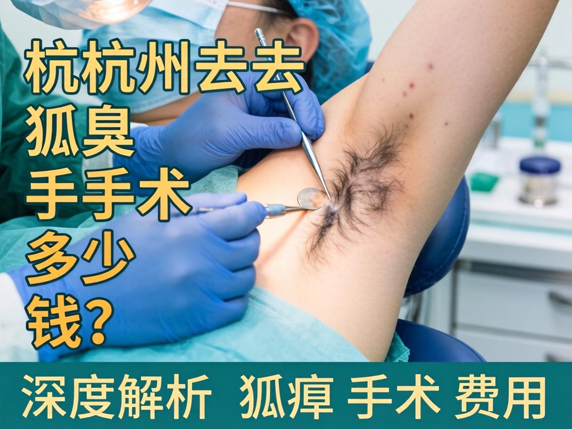杭州去狐臭手术多少钱？深度解析狐臭手术费用