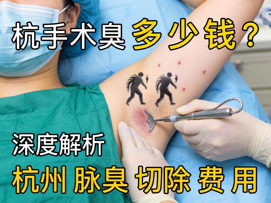 杭州腋臭手术多少钱？深度解析杭州腋臭切除费用