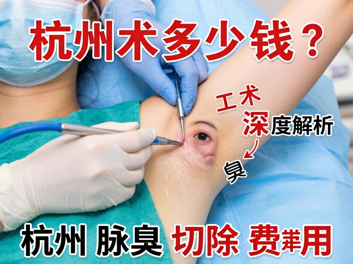 杭州腋臭手术多少钱？深度解析杭州腋臭切除费用