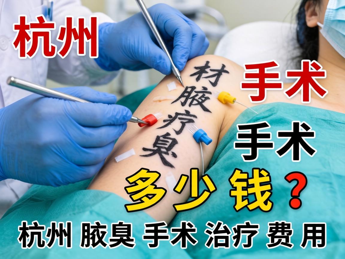 杭州腋臭手术多少钱？详解杭州腋臭手术治疗费用