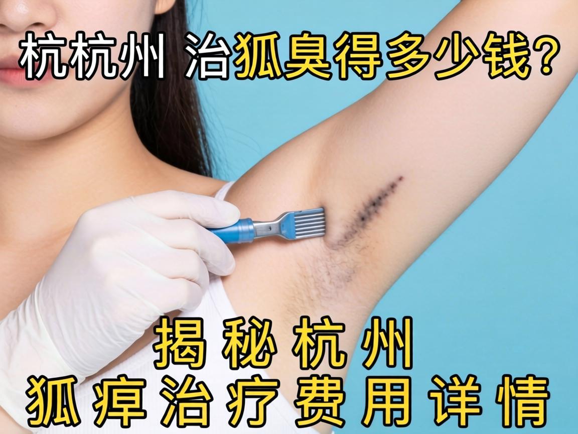杭州治狐臭得多少钱？揭秘杭州狐臭治疗费用详情