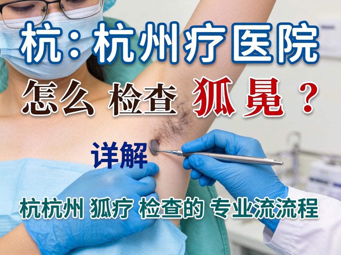 杭州医院怎么检查狐臭？详解杭州狐臭检查的专业流程