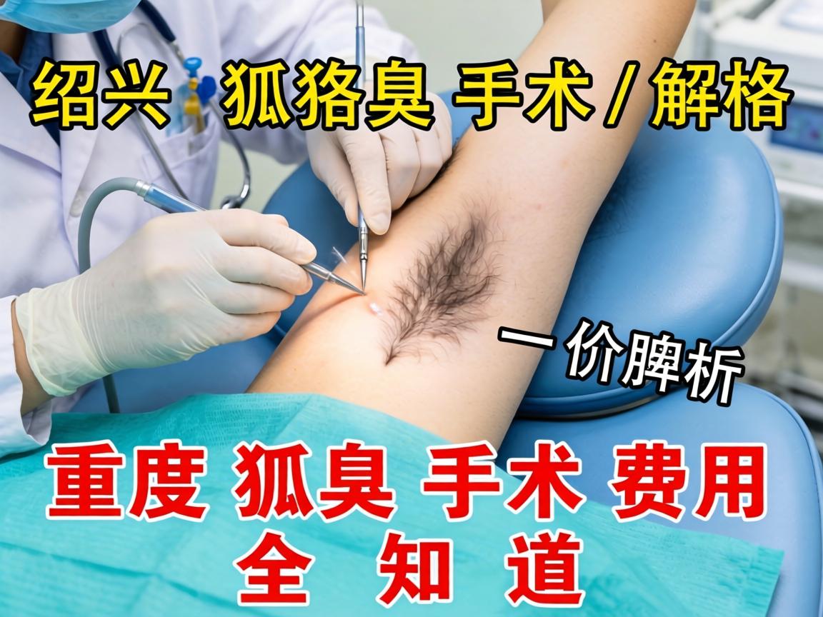 绍兴狐臭手术价格解析，重度狐臭手术费用全知道