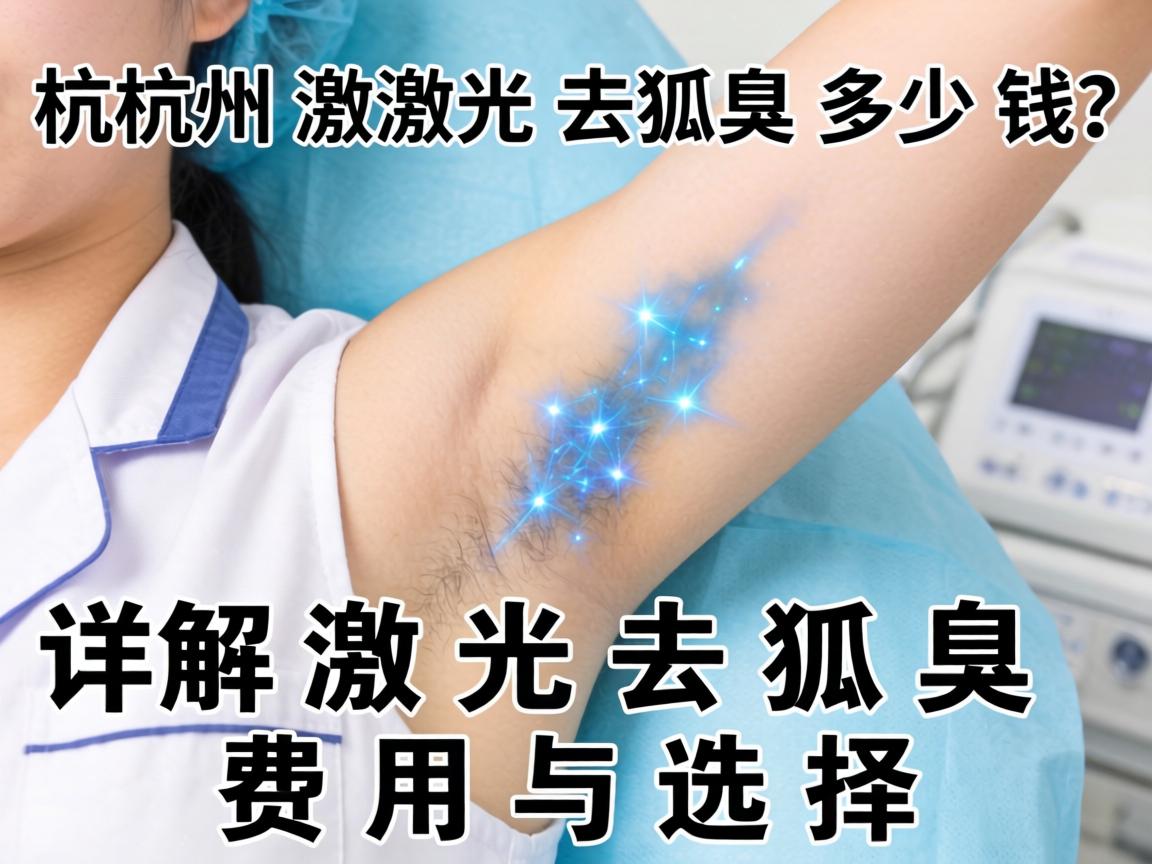 杭州激光去狐臭多少钱？详解激光去狐臭费用与选择