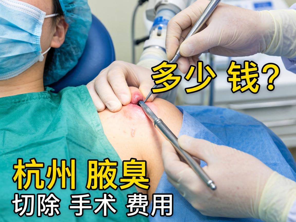 杭州腋臭手术多少钱？详解杭州腋臭切除手术费用