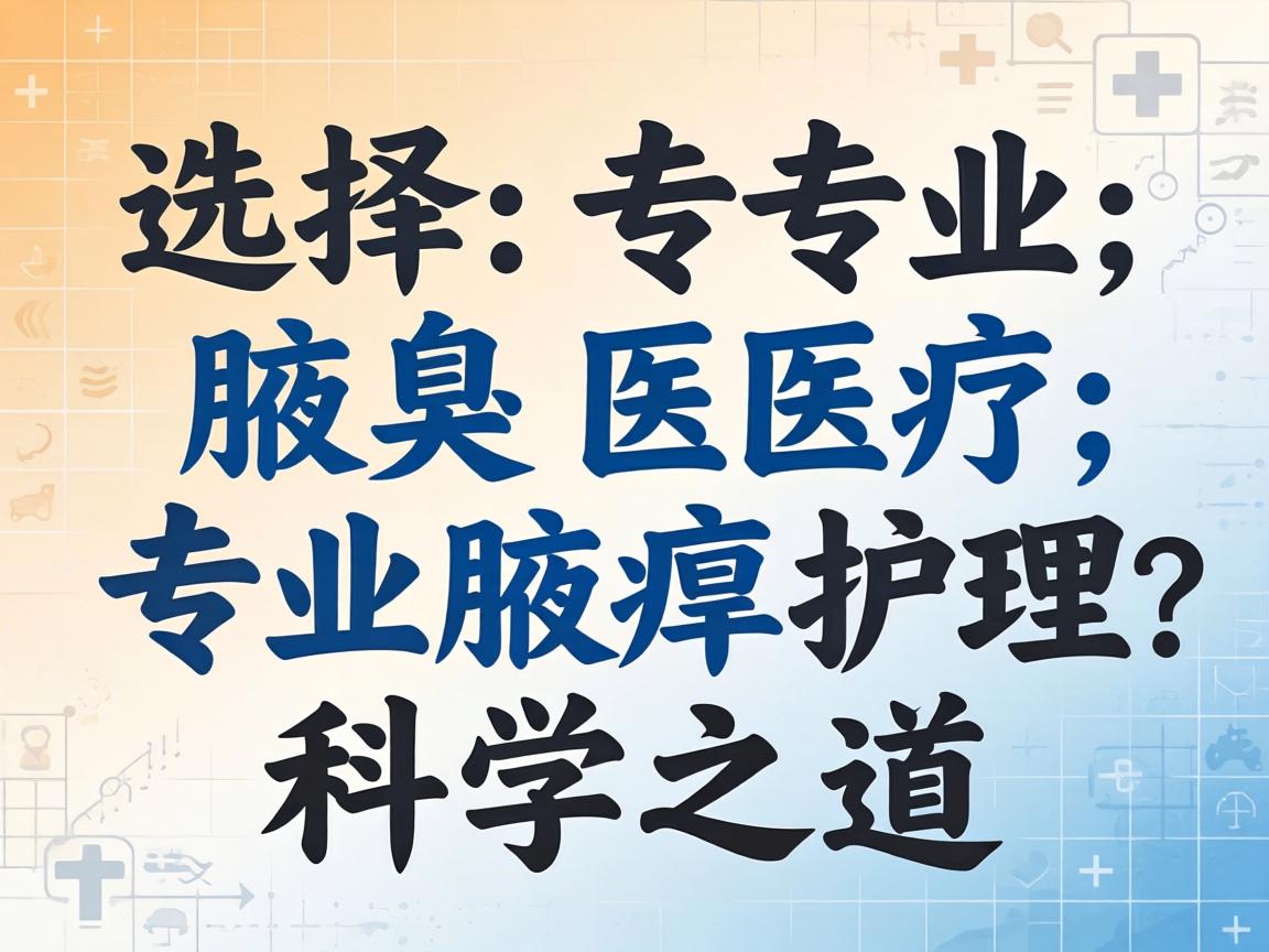 选择专业腋臭医疗，专业腋臭护理的科学之道