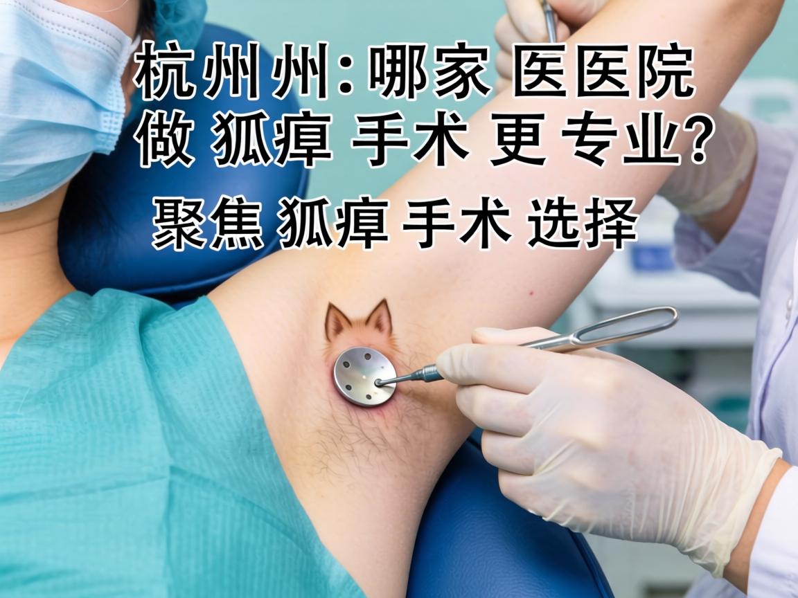 杭州腋秀解析，杭州哪家医院做狐臭手术更专业？聚焦狐臭手术选择