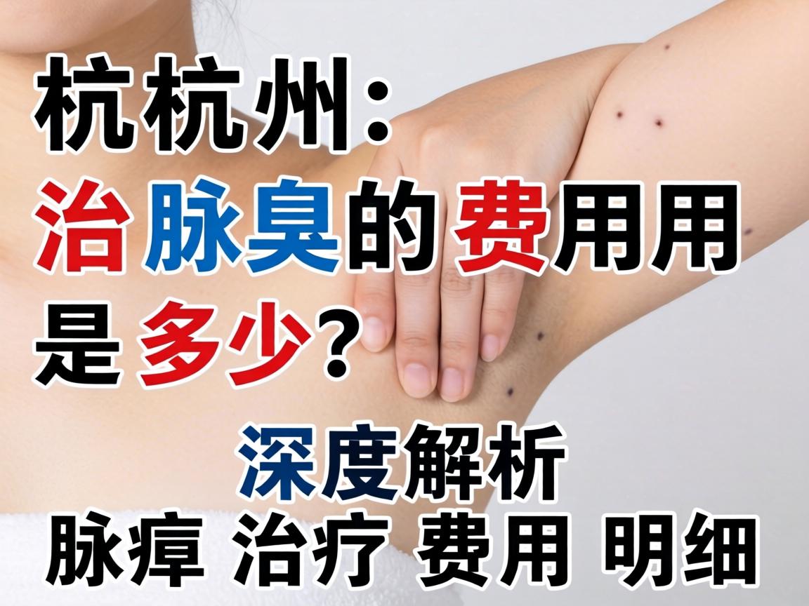 杭州治腋臭的费用是多少？深度解析腋臭治疗费用明细