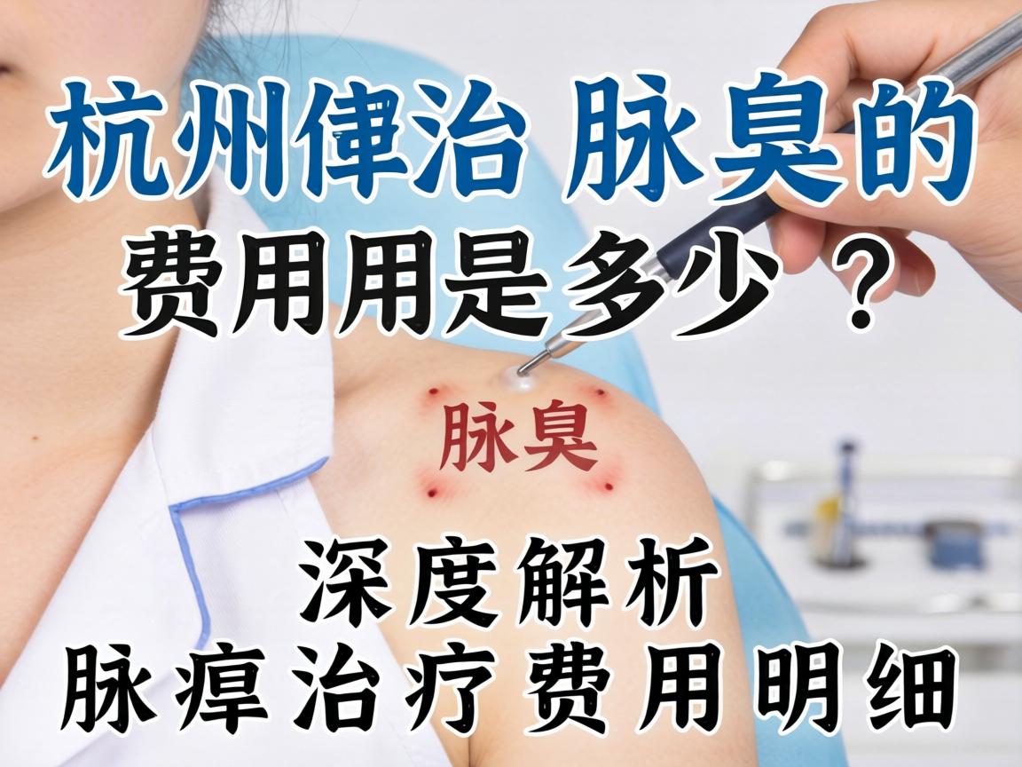 杭州治腋臭的费用是多少？深度解析腋臭治疗费用明细