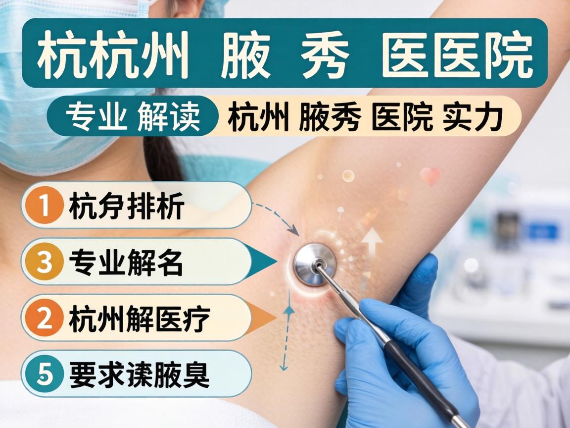 杭州腋秀医院排名解析，专业解读杭州腋秀医院实力