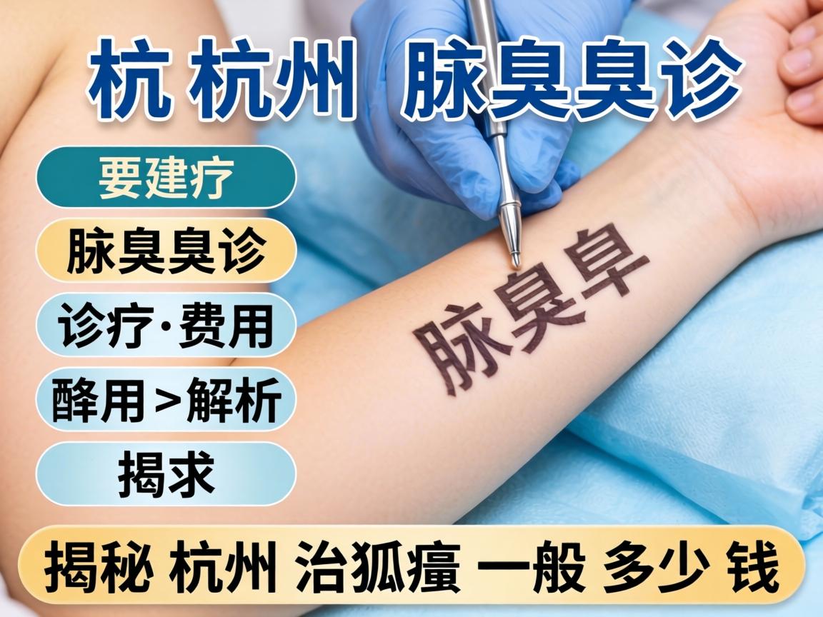 杭州腋臭诊疗费用解析，揭秘杭州治狐臭一般多少钱