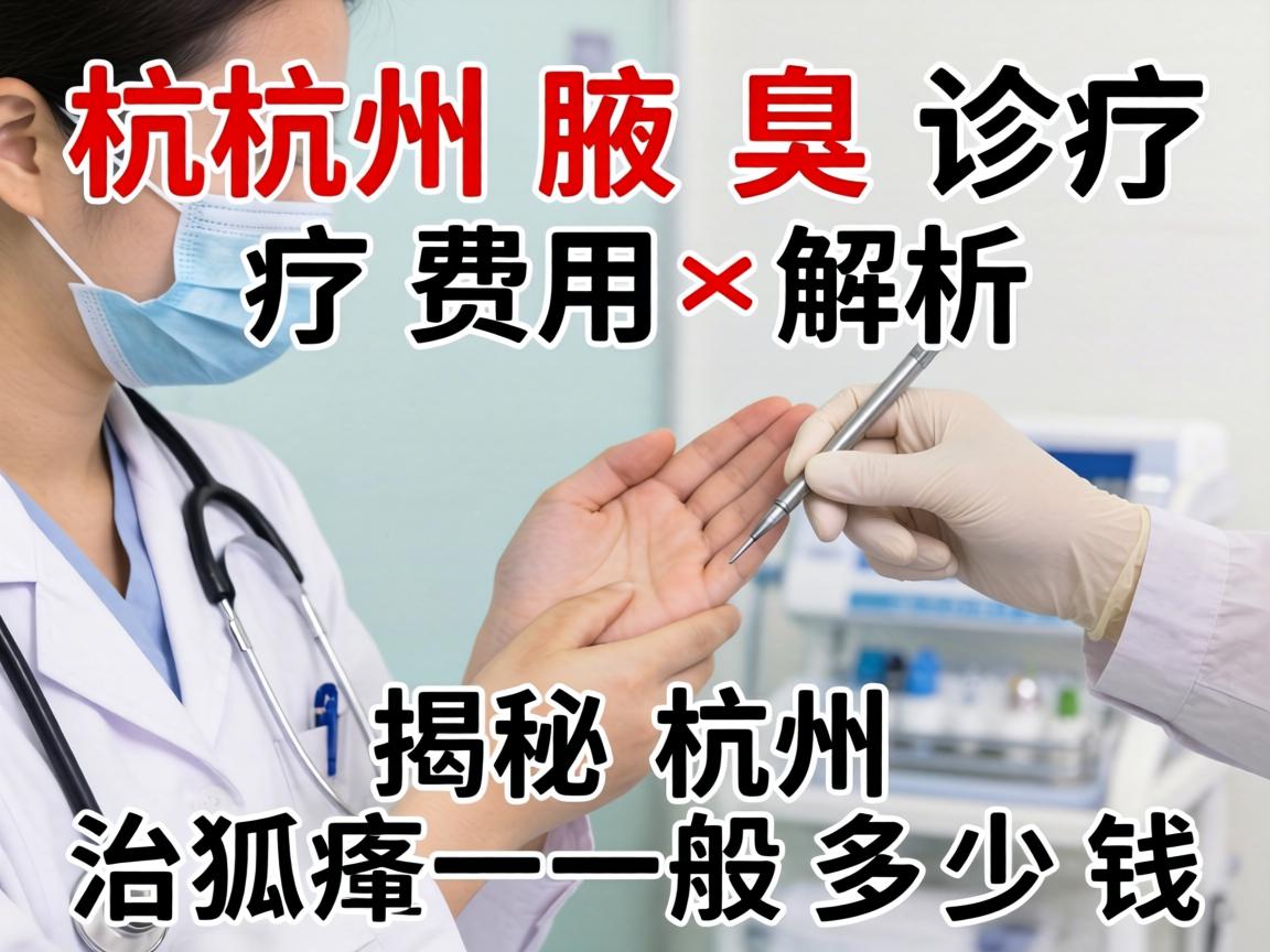 杭州腋臭诊疗费用解析，揭秘杭州治狐臭一般多少钱
