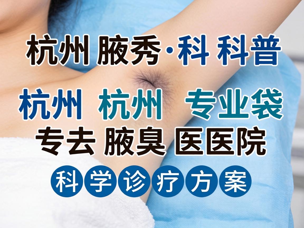 杭州腋秀科普，详解杭州专业去腋臭医院的科学诊疗方案