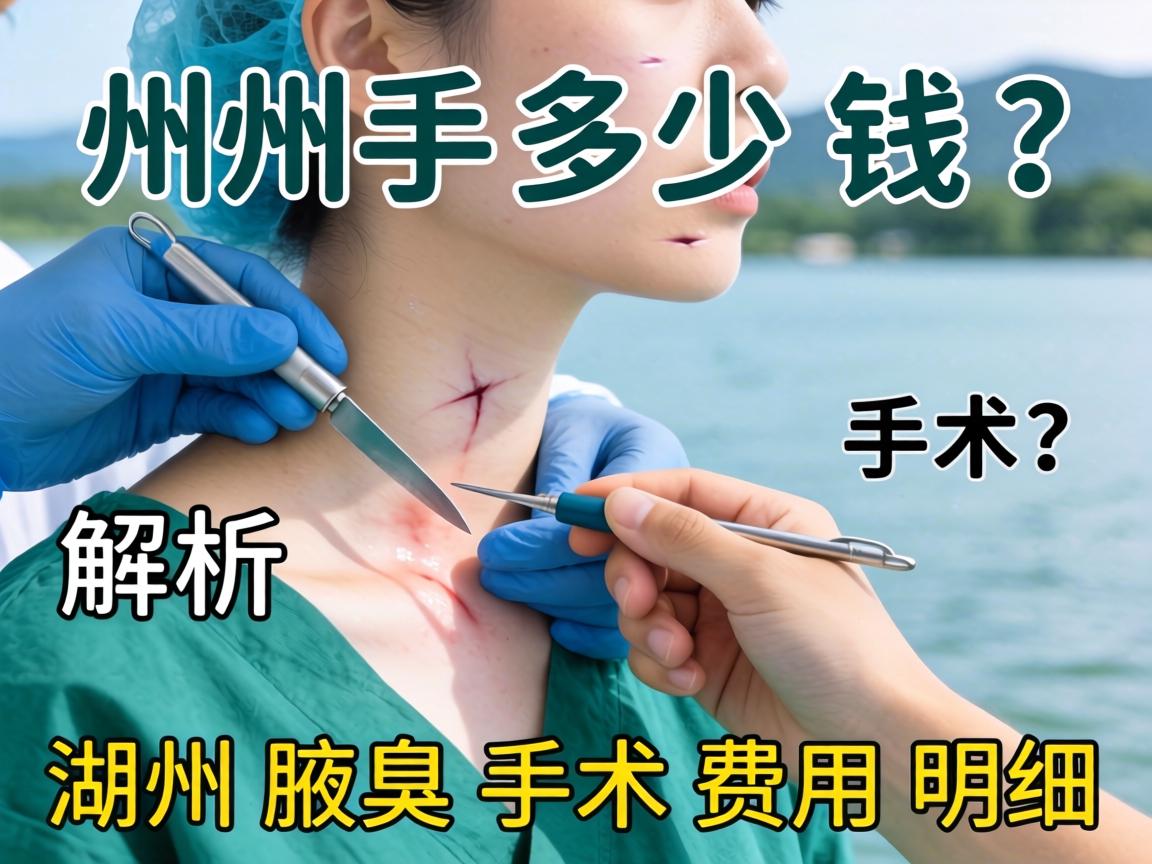 湖州腋臭手术多少钱？解析湖州腋臭手术费用明细