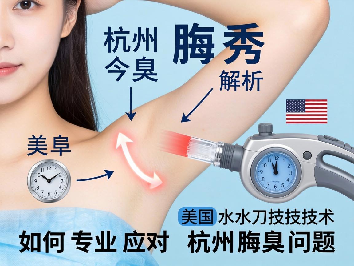 杭州腋秀解析，美国水刀技术如何专业应对杭州腋臭问题
