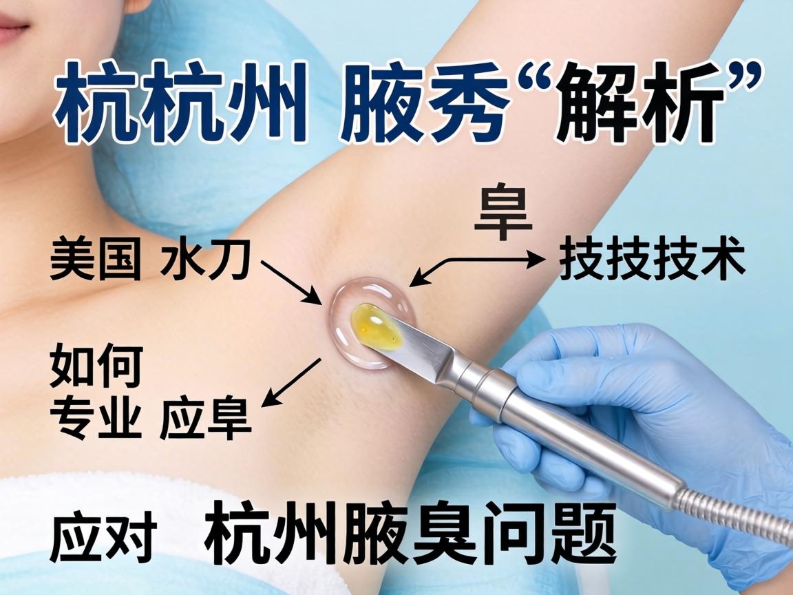 杭州腋秀解析，美国水刀技术如何专业应对杭州腋臭问题
