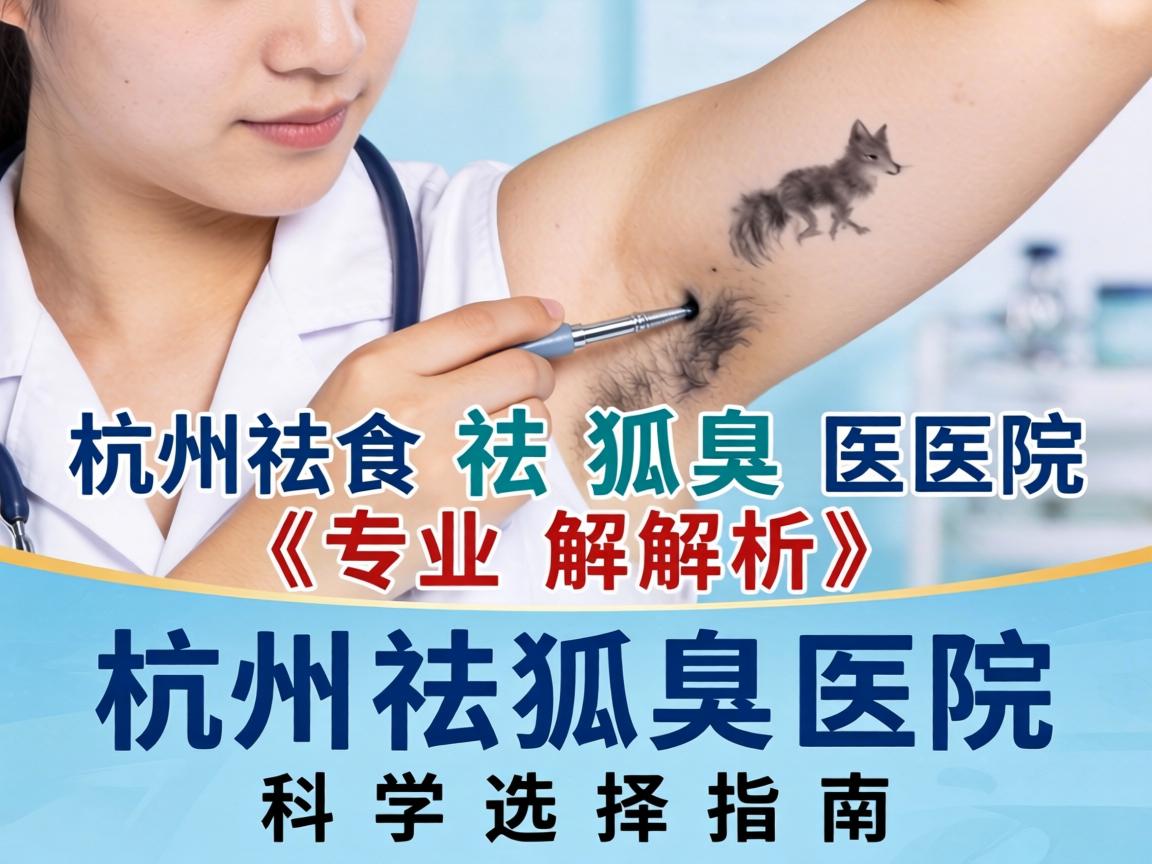 杭州祛狐臭医院专业解析，杭州祛狐臭医院的科学选择指南