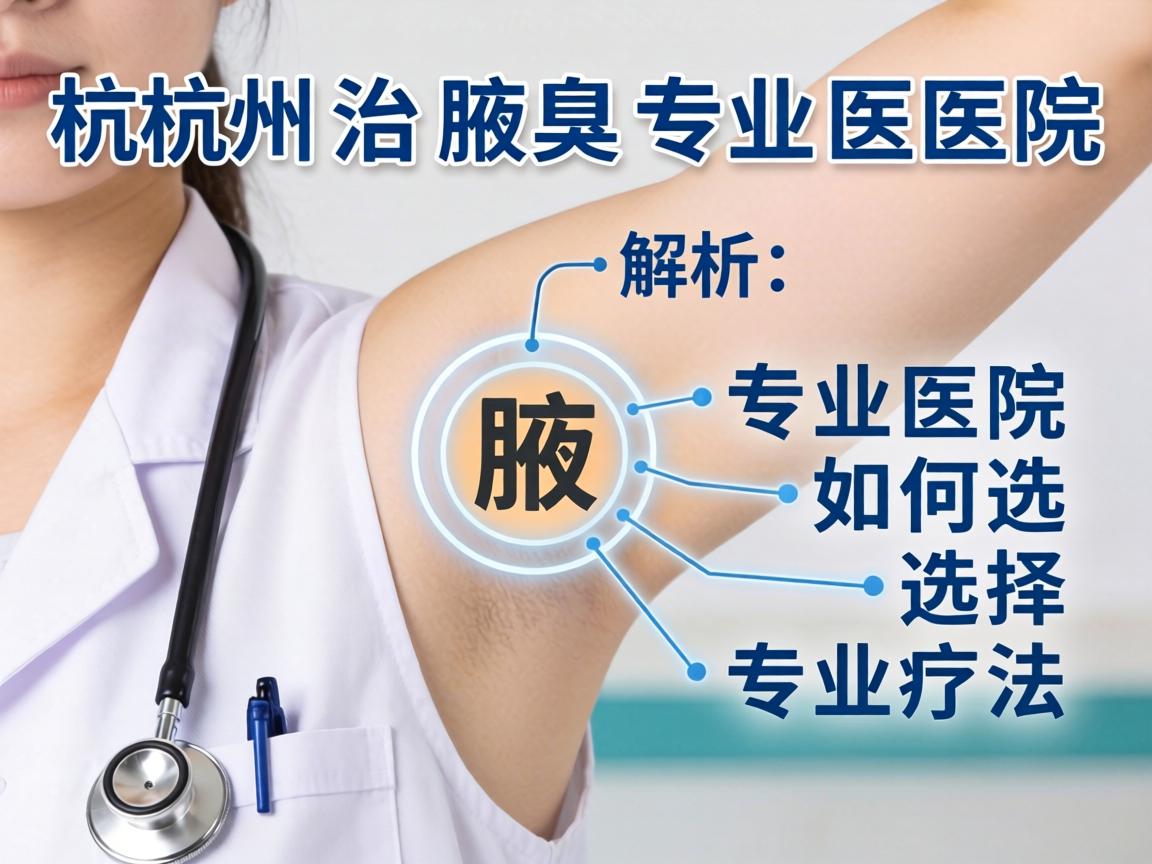 杭州治腋臭专业医院解析，专业医院如何选择专业疗法