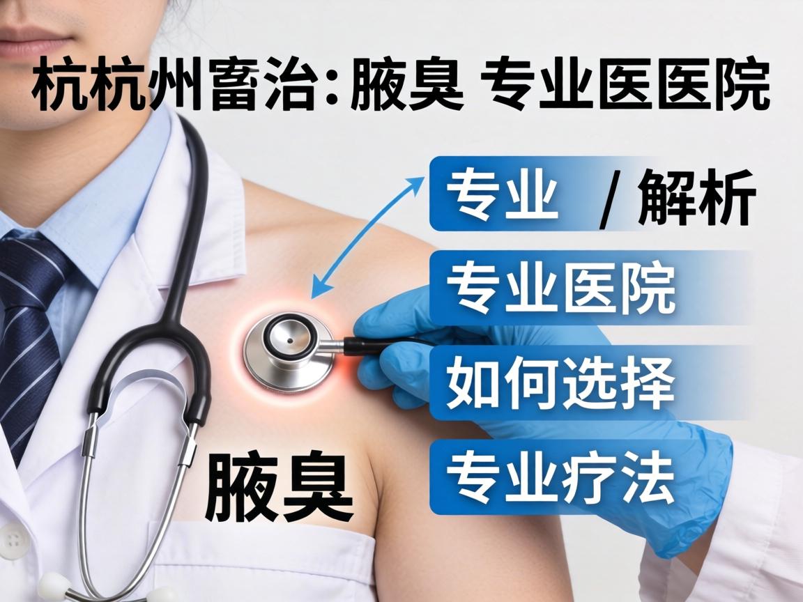 杭州治腋臭专业医院解析，专业医院如何选择专业疗法