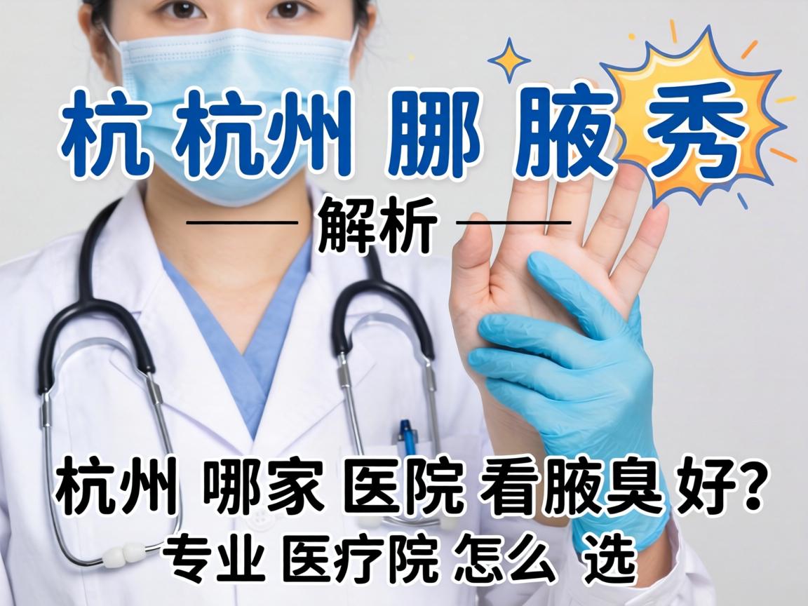 杭州腋秀解析，杭州哪家医院看腋臭好，专业医院怎么选
