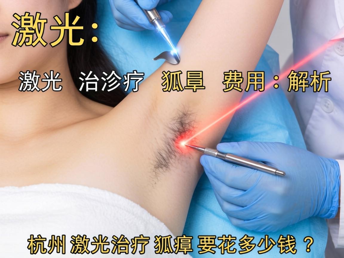 激光治疗狐臭费用解析，杭州激光治疗狐臭要花多少钱？