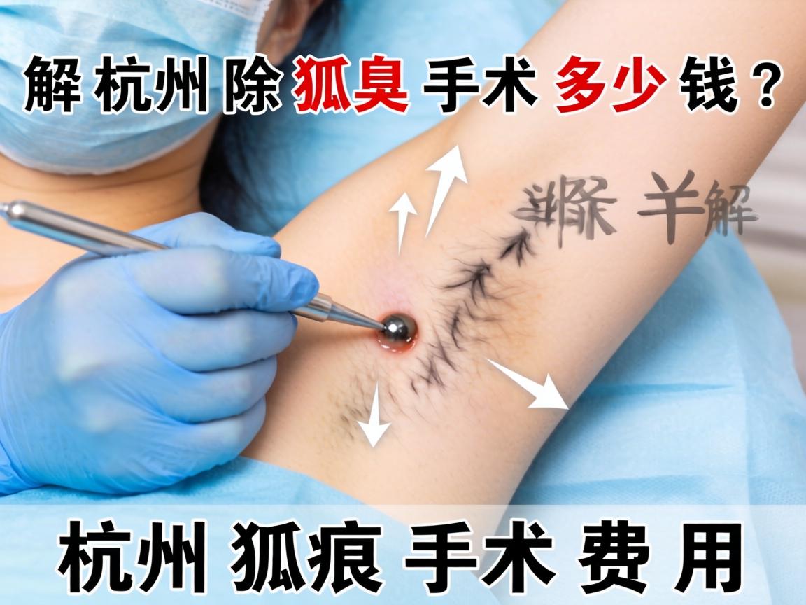 杭州除狐臭手术多少钱？详解杭州狐臭手术费用