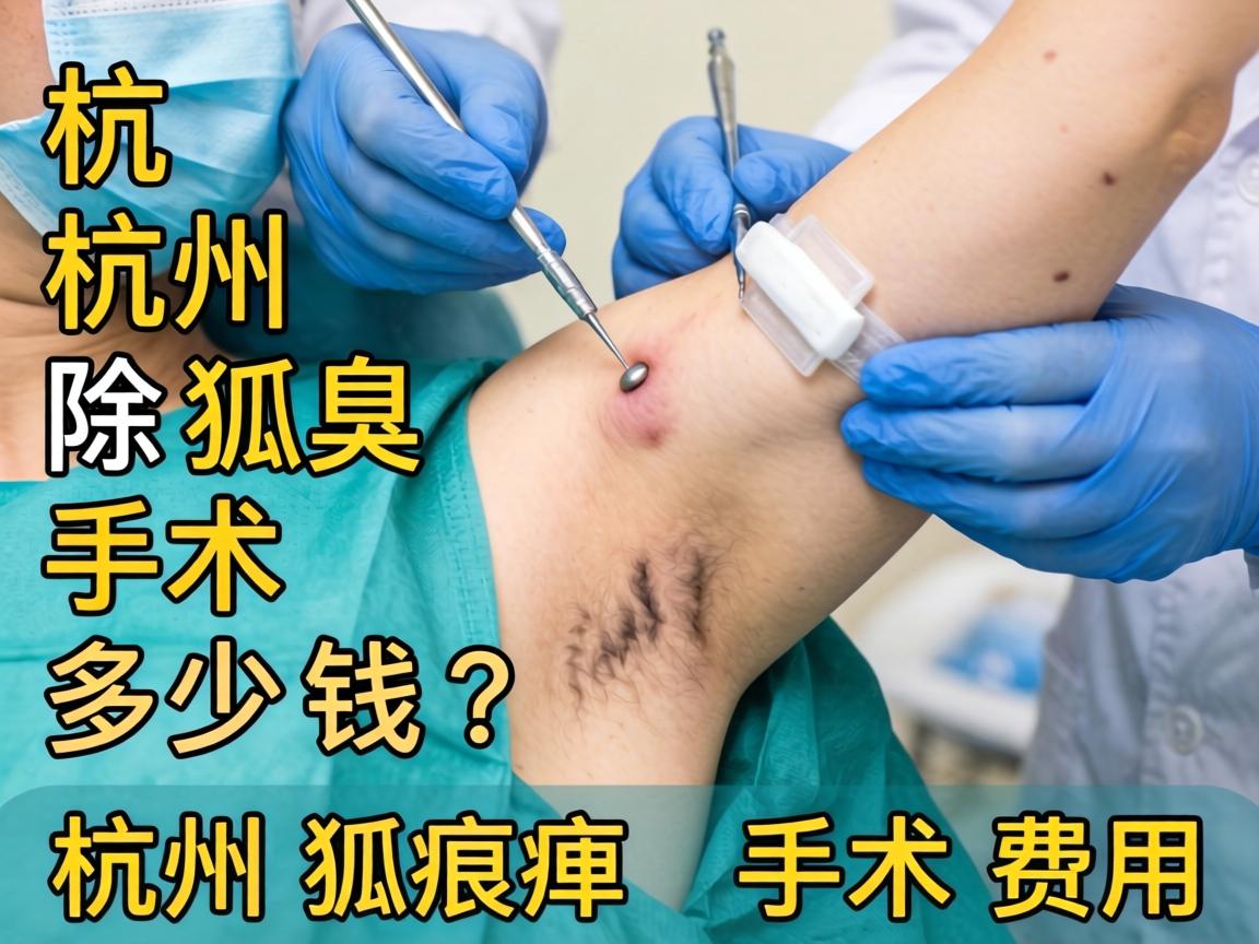 杭州除狐臭手术多少钱？详解杭州狐臭手术费用