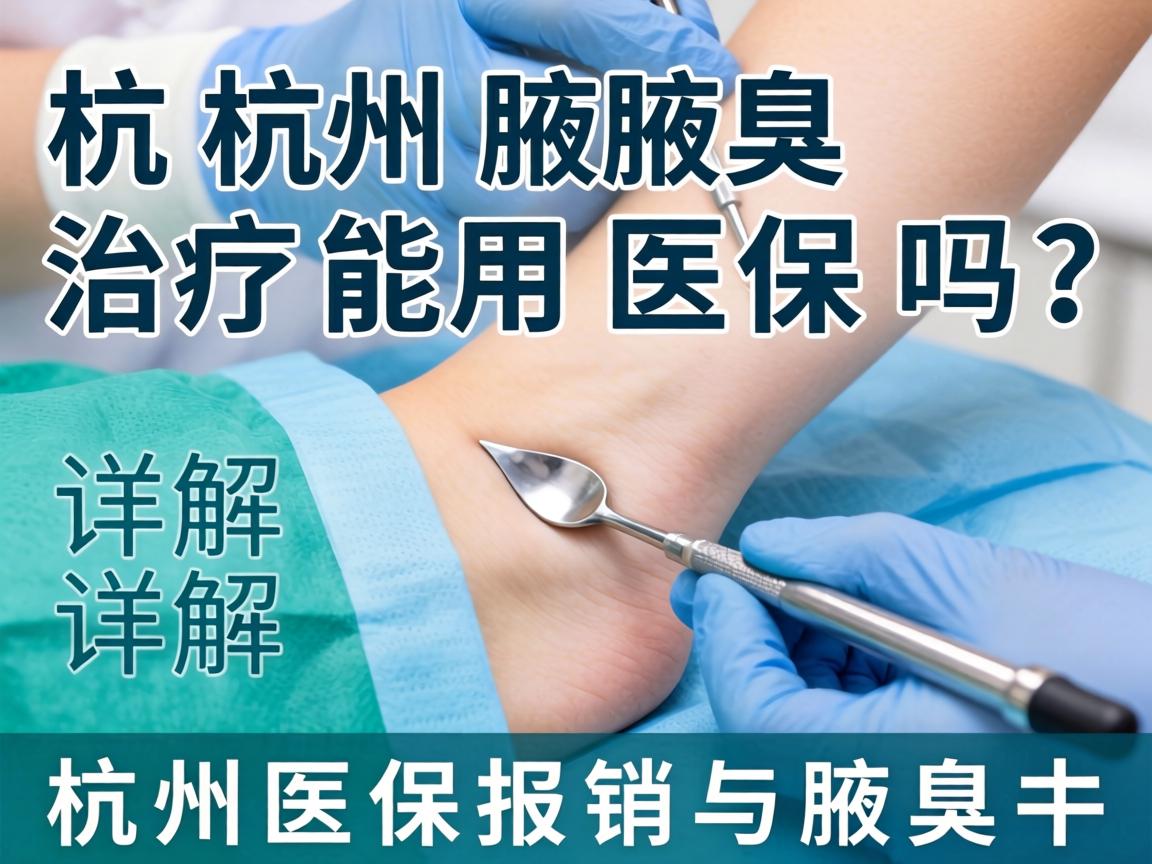 杭州腋臭治疗能用医保吗？详解杭州医保报销与腋臭手术