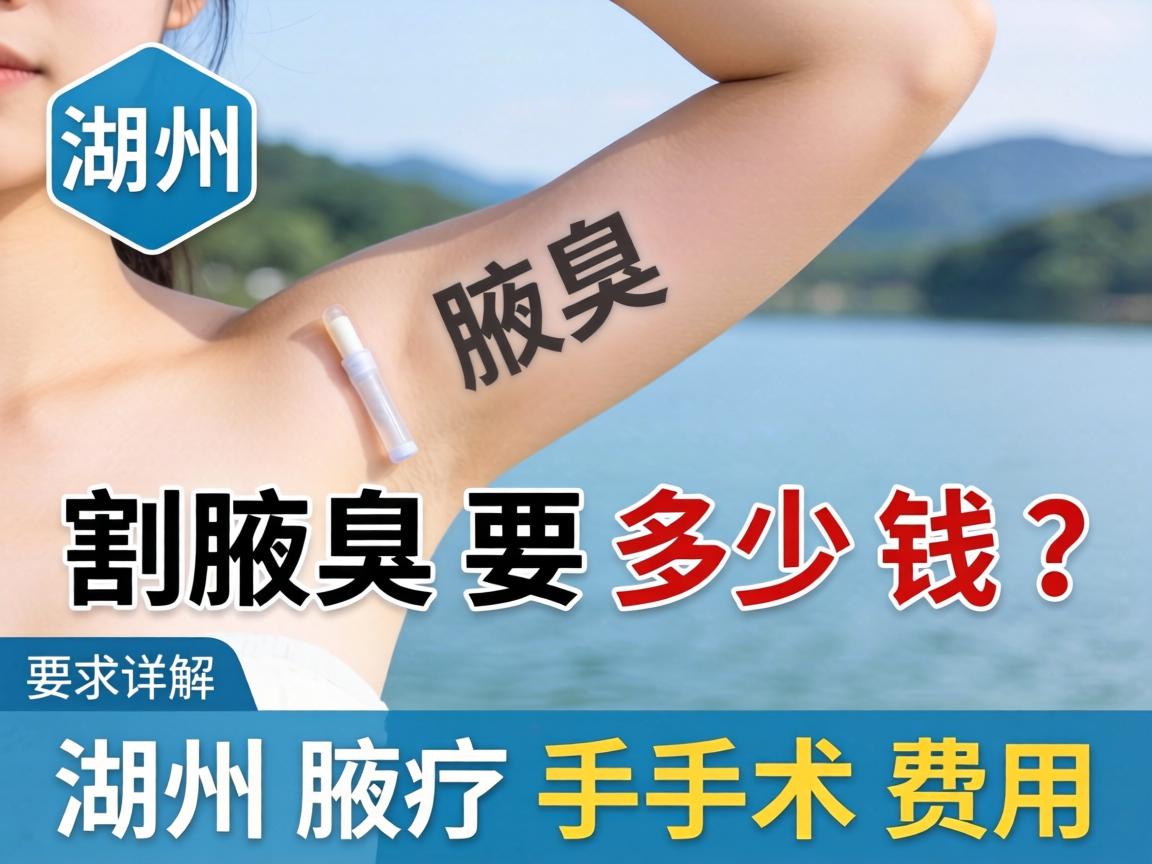 湖州割腋臭要多少钱？详解湖州腋臭手术费用