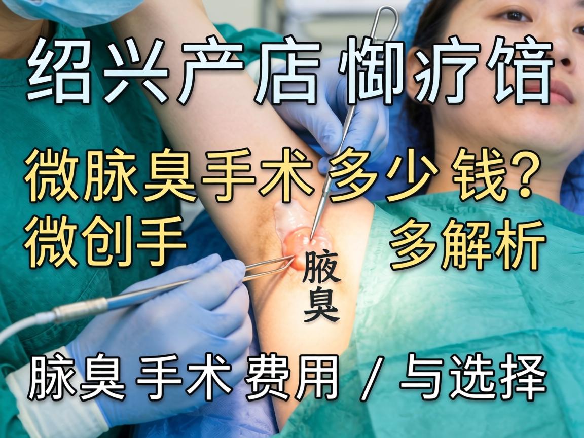 在绍兴做腋臭微创手术多少钱？解析腋臭手术费用与选择
