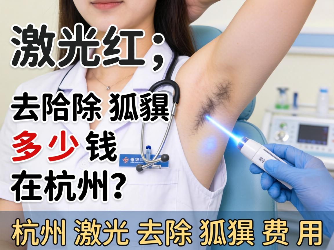 激光去除狐臭多少钱在杭州？详解杭州激光去除狐臭费用