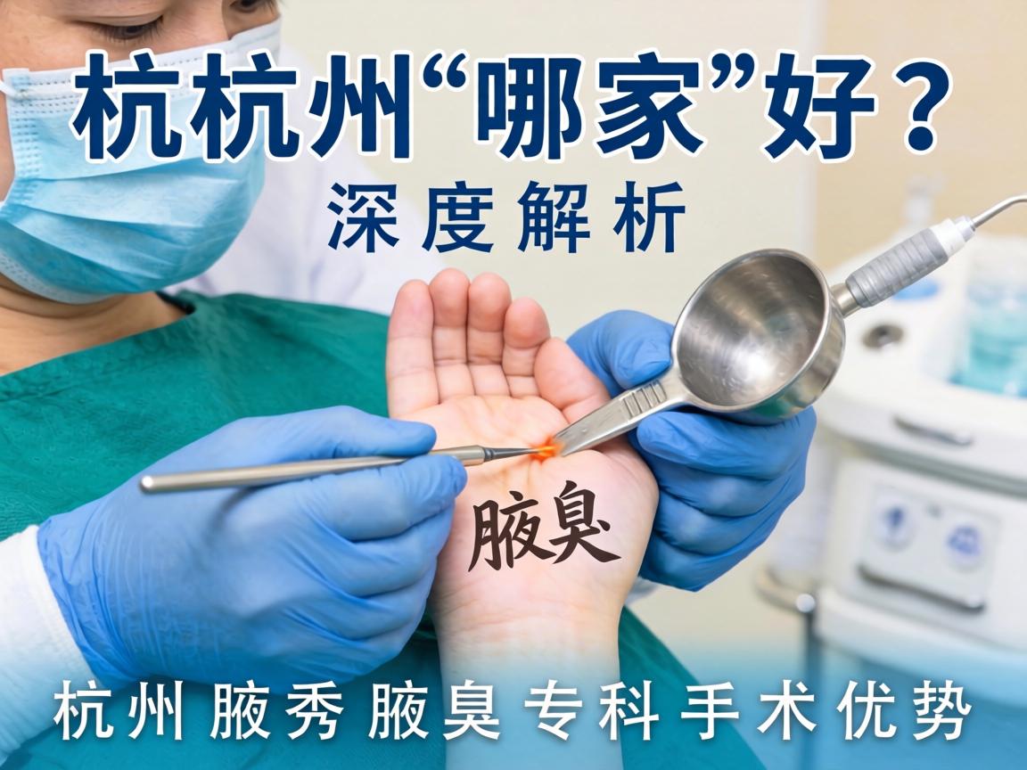 杭州腋臭手术哪家好？深度解析杭州腋秀腋臭专科手术优势