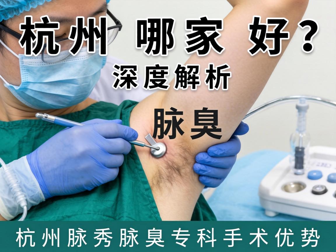 杭州腋臭手术哪家好？深度解析杭州腋秀腋臭专科手术优势