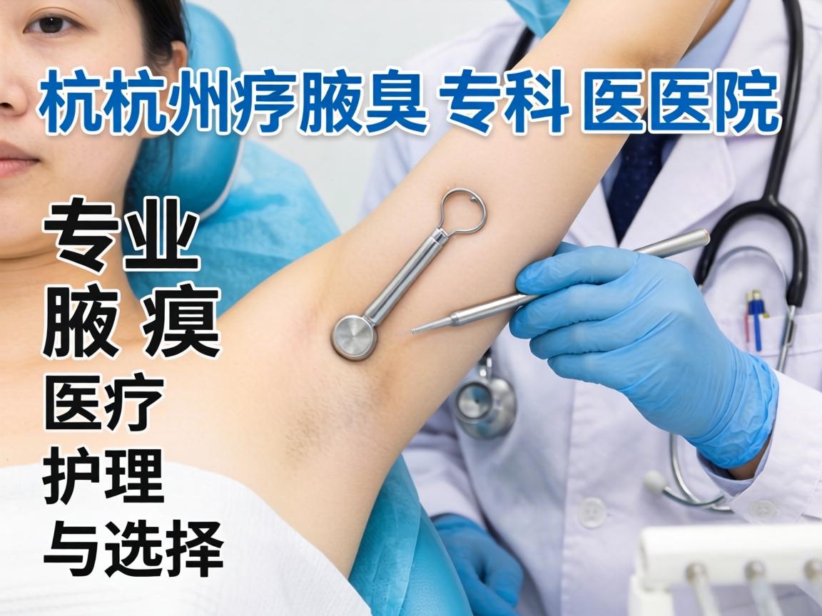 杭州腋臭专科医院解析，专业腋臭医疗的护理与选择