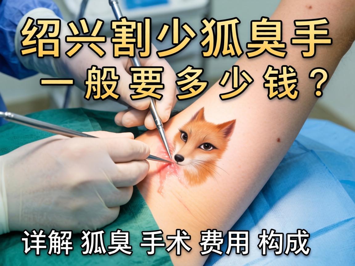 绍兴割狐臭手术一般要多少钱？详解狐臭手术费用构成
