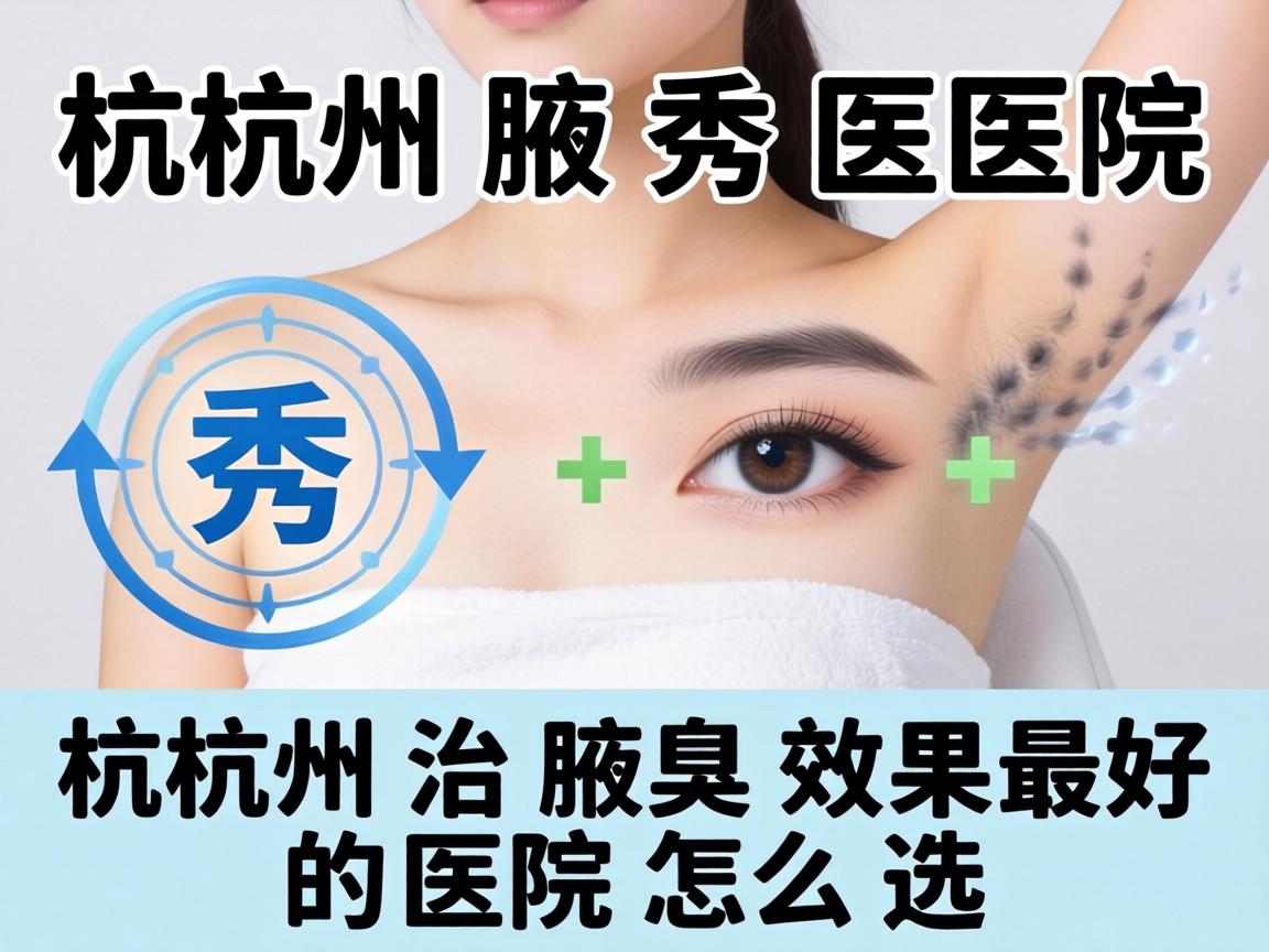 杭州腋秀医院解析，杭州治腋臭效果最好的医院怎么选
