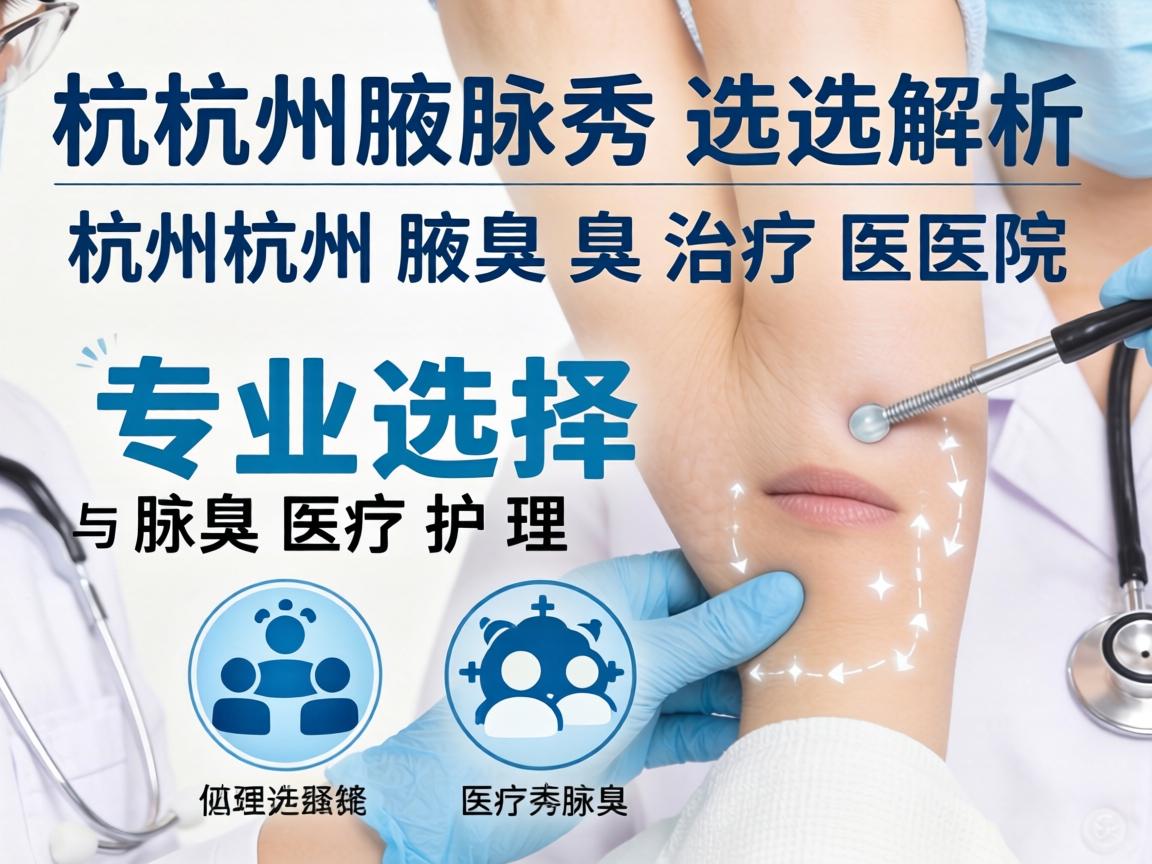 杭州腋秀解析，杭州腋臭治疗医院的专业选择与腋臭医疗护理
