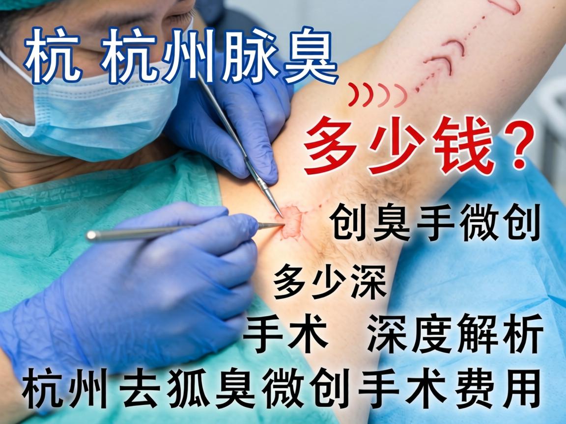 杭州腋臭微创手术多少钱？深度解析杭州去狐臭微创手术费用