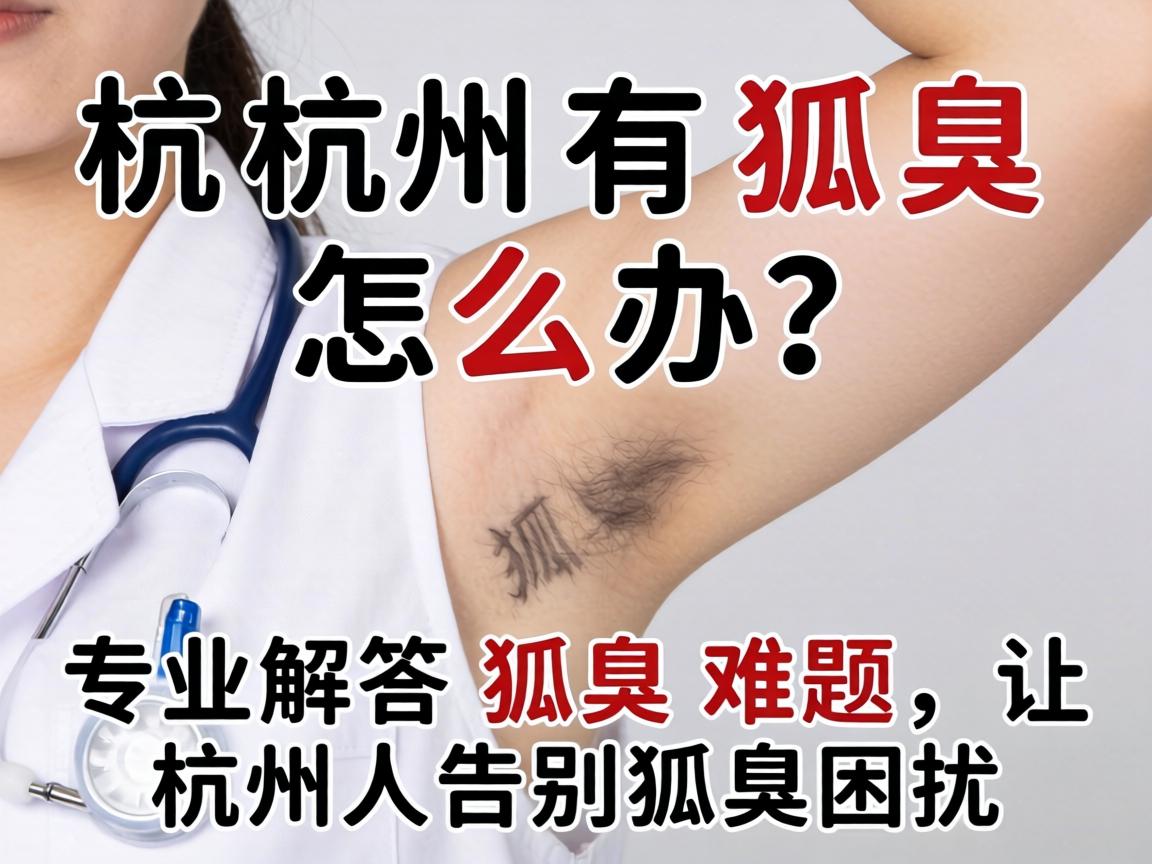 杭州有狐臭怎么办？专业解答狐臭难题，让杭州人告别狐臭困扰