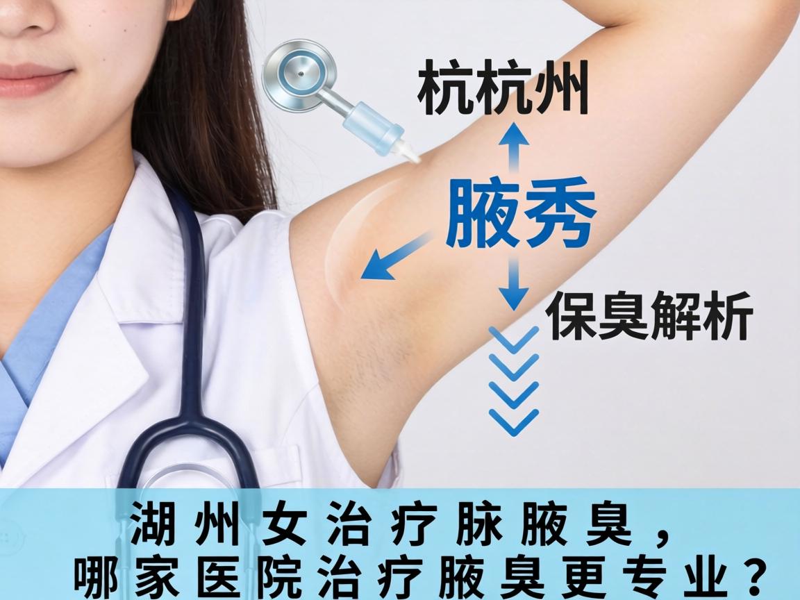 杭州腋秀解析，在湖州治疗腋臭，哪家医院治疗腋臭更专业？