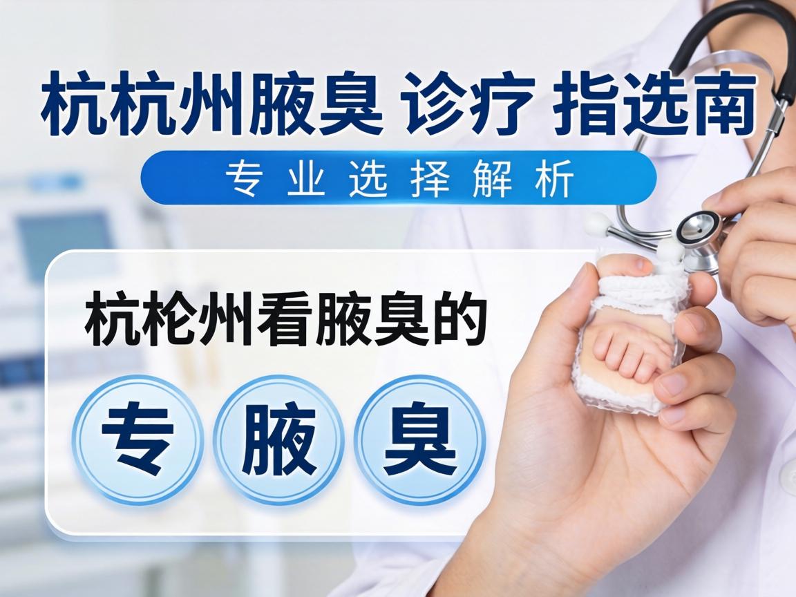 杭州腋臭诊疗指南，在杭州看腋臭的专业选择解析