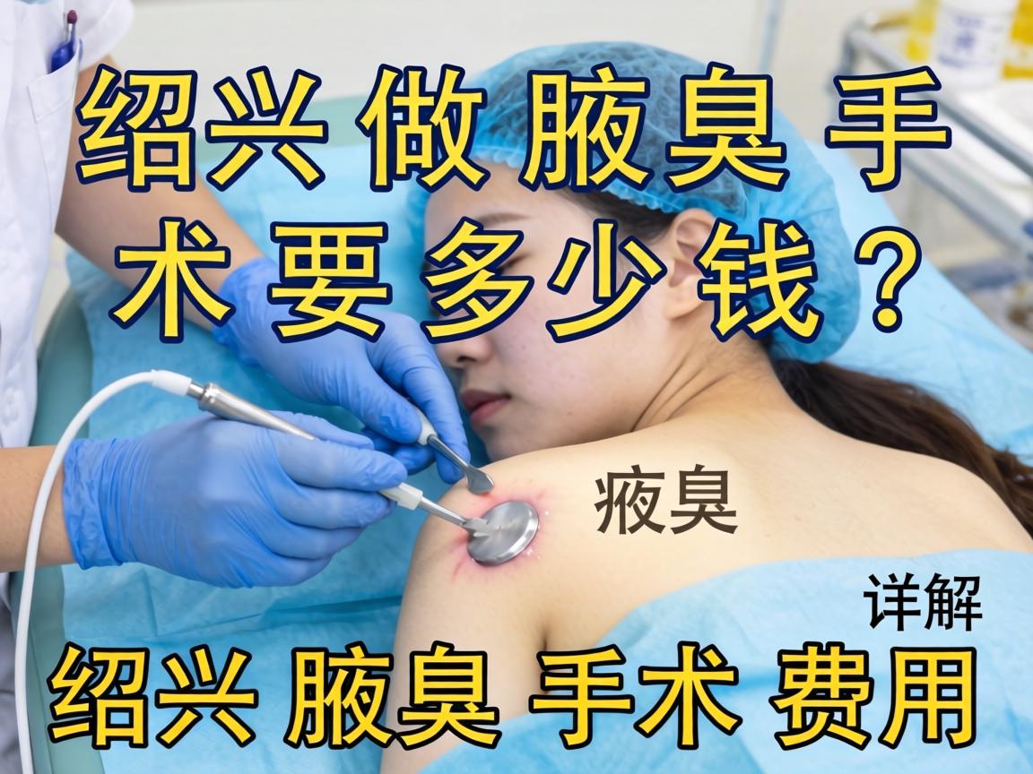 在绍兴做腋臭手术要多少钱？详解绍兴腋臭手术费用