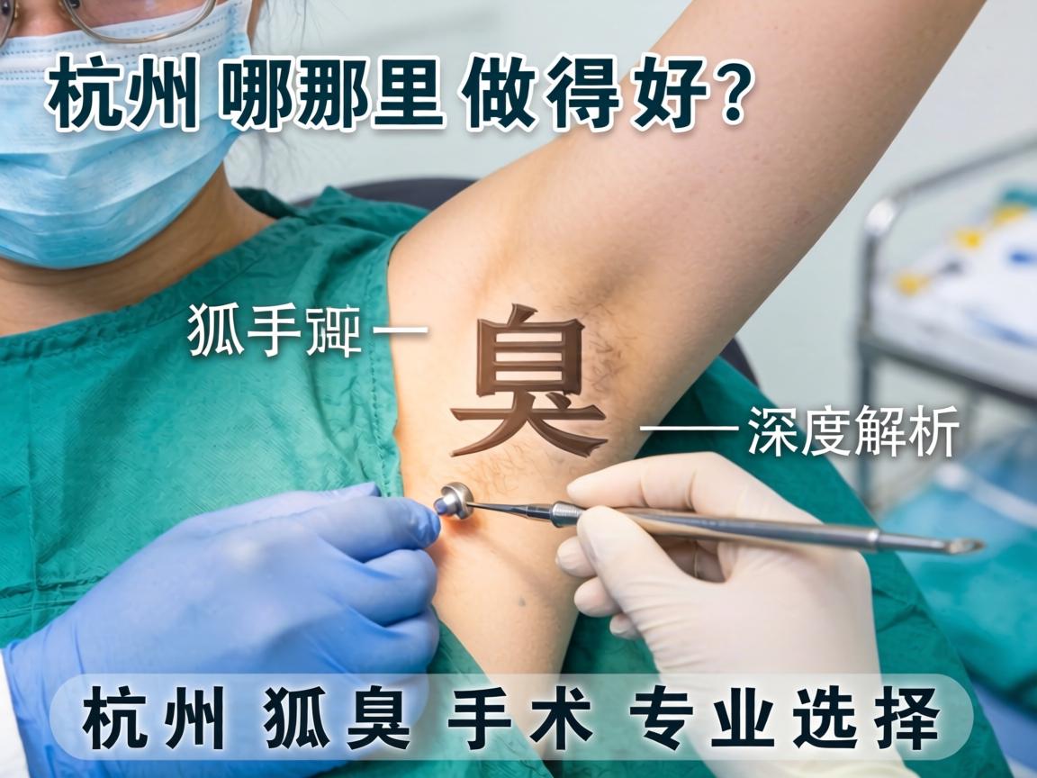 杭州狐臭手术哪里做得好？深度解析杭州狐臭手术专业选择