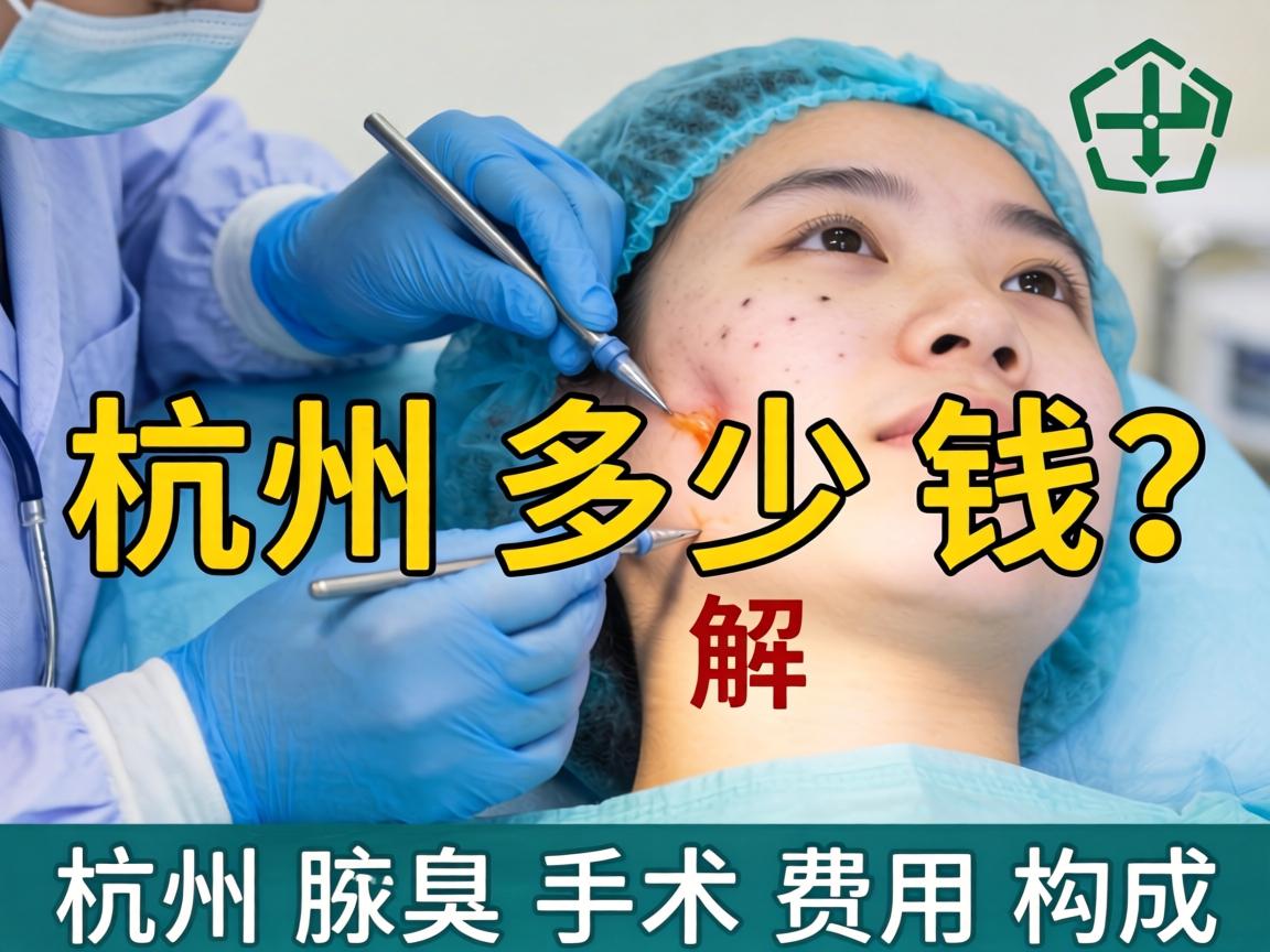 杭州腋臭手术多少钱？详解杭州腋臭手术费用构成