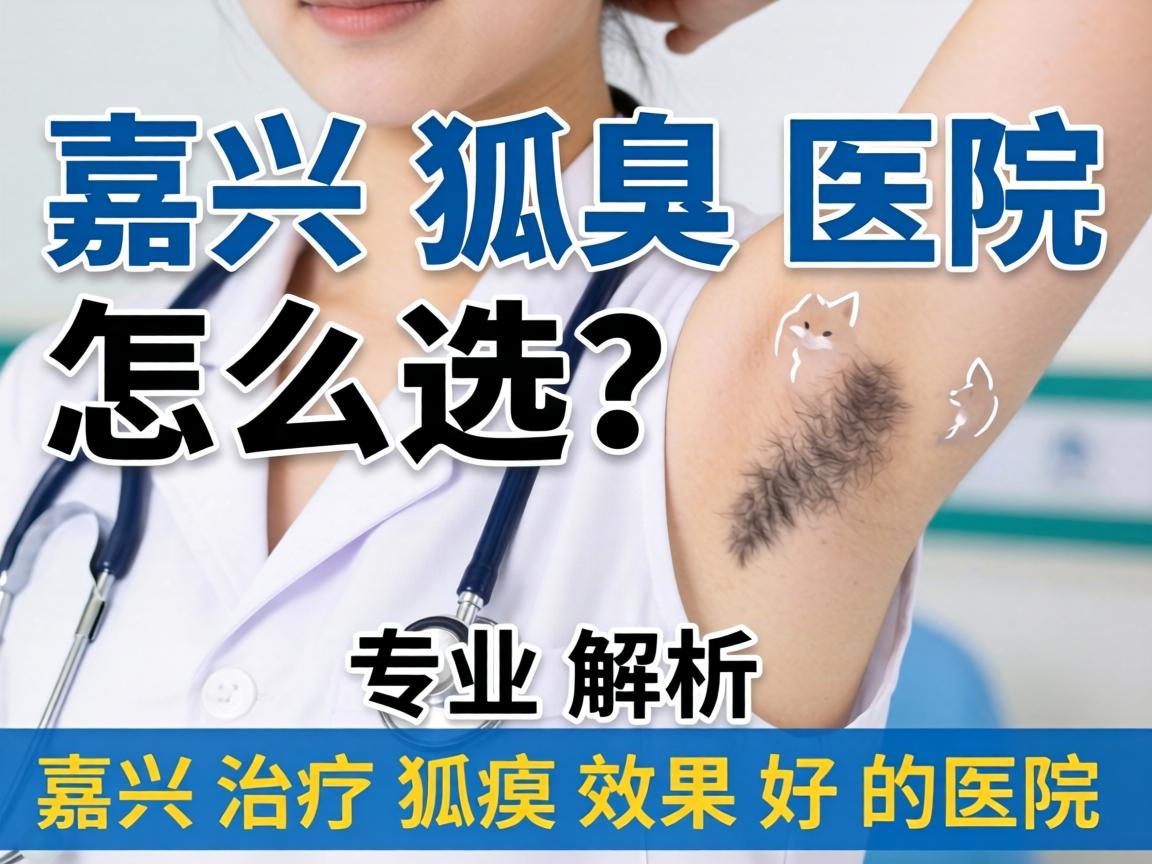 嘉兴狐臭医院怎么选？专业解析嘉兴治疗狐臭效果好的医院