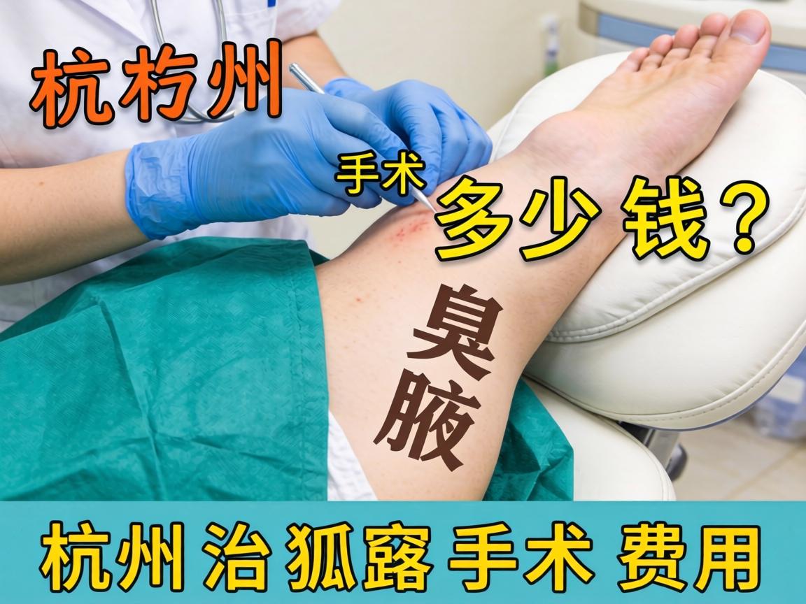 杭州腋臭手术多少钱？详解杭州治狐臭手术费用